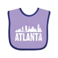 thumbnail image 1 of Inktastic Atlanta Skyline Grunge Boys or Girls Baby Bib, 1 of 4