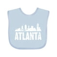 thumbnail image 1 of Inktastic Atlanta Skyline Grunge Boys or Girls Baby Bib, 1 of 4
