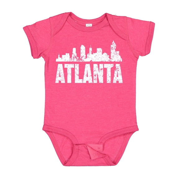 Inktastic Atlanta Skyline Grunge Boys or Girls Baby Bodysuit