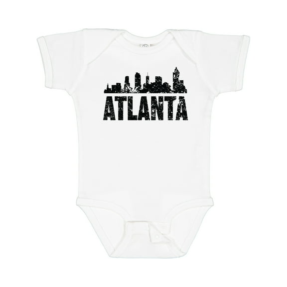 Inktastic Atlanta Skyline Grunge Boys or Girls Baby Bodysuit
