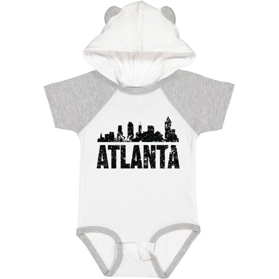 Inktastic Atlanta Skyline Grunge Boys or Girls Baby Bodysuit