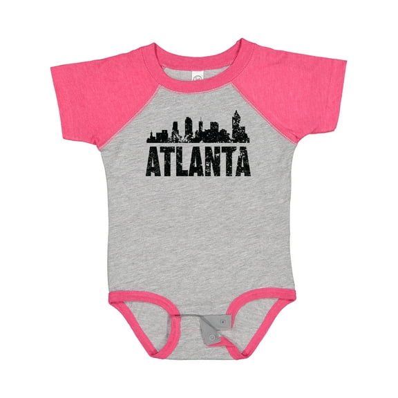 Inktastic Atlanta Skyline Grunge Boys or Girls Baby Bodysuit