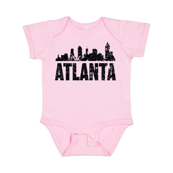 Inktastic Atlanta Skyline Grunge Boys or Girls Baby Bodysuit
