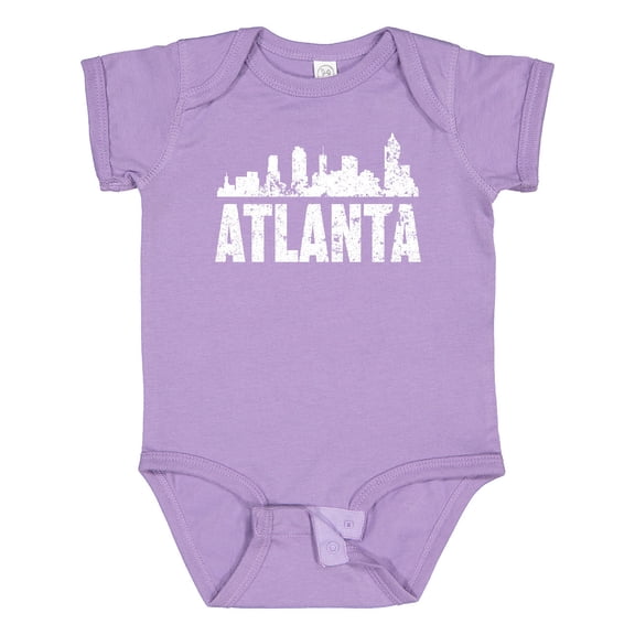 Inktastic Atlanta Skyline Grunge Boys or Girls Baby Bodysuit