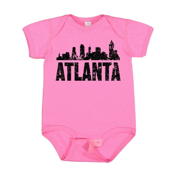 Inktastic Atlanta Skyline Grunge Boys or Girls Baby Bodysuit