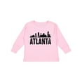 thumbnail image 1 of Inktastic Atlanta Skyline Grunge Boys or Girls Long Sleeve Toddler T-Shirt, 1 of 5