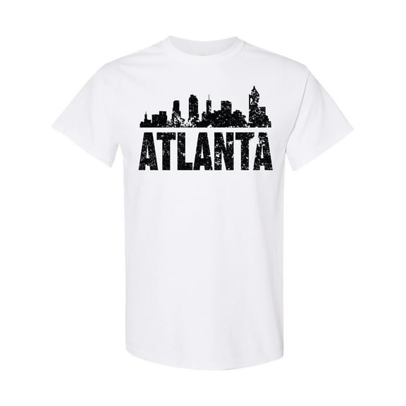 Inktastic Atlanta Skyline Grunge T-Shirt