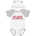 thumbnail image 1 of Inktastic Atlanta in Red Text Boys or Girls Baby Bodysuit, 1 of 5