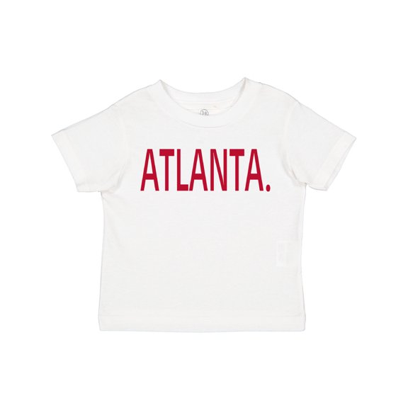 Inktastic Atlanta in Red Text Boys or Girls Toddler T-Shirt