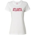 thumbnail image 1 of Inktastic Atlanta in Red Text Women's T-Shirt, 1 of 5