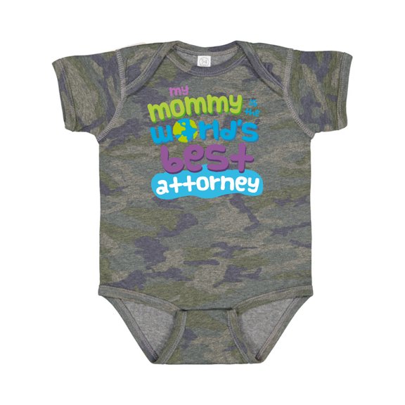 Inktastic Attorney Mom Quote Gift Boys or Girls Baby Bodysuit