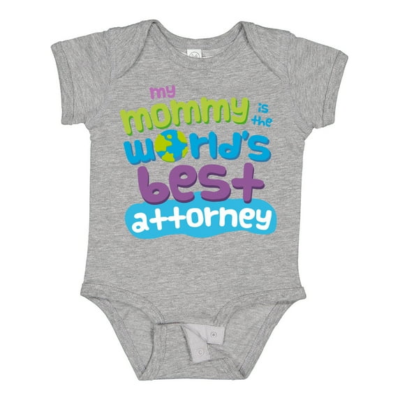 Inktastic Attorney Mom Quote Gift Boys or Girls Baby Bodysuit