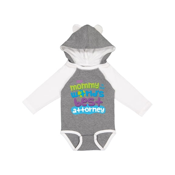 Inktastic Attorney Mom Quote gift Boys or Girls Long Sleeve Baby Bodysuit