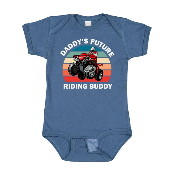 Inktastic Atv Daddys Future Riding Buddy Boys Baby Bodysuit