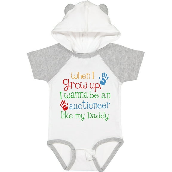 Inktastic Auctioneer Like Daddy Boys or Girls Baby Bodysuit