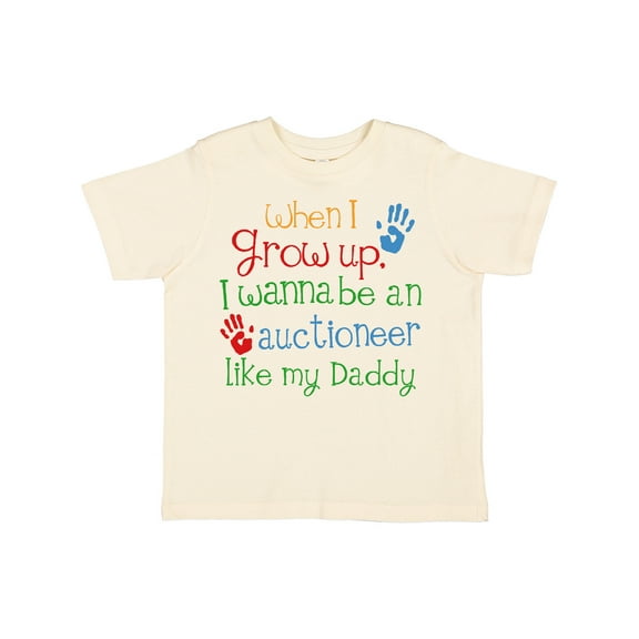 Inktastic Auctioneer Like Daddy Boys or Girls Toddler T-Shirt