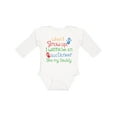 thumbnail image 1 of Inktastic Auctioneer like Daddy Boys or Girls Long Sleeve Baby Bodysuit, 1 of 5
