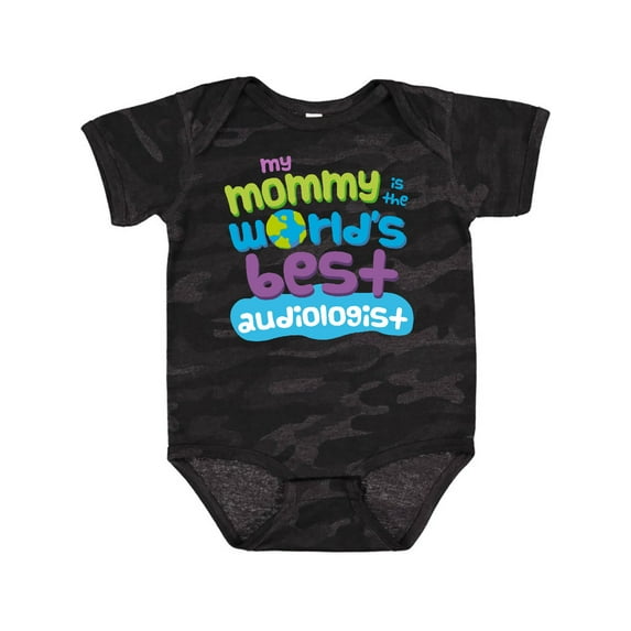 Inktastic Audiologist Mom Quote Childs Boys or Girls Baby Bodysuit