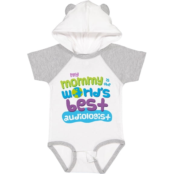 Inktastic Audiologist Mom Quote Childs Boys or Girls Baby Bodysuit