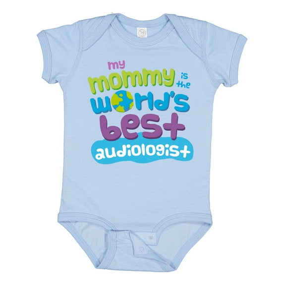 Inktastic Audiologist Mom Quote Childs Boys or Girls Baby Bodysuit