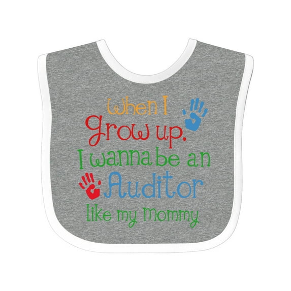 Inktastic Auditor Like Mommy Boys or Girls Baby Bib