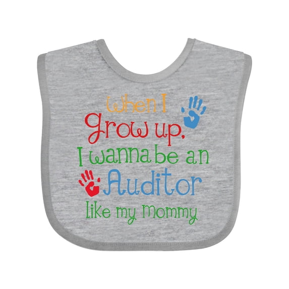 Inktastic Auditor Like Mommy Boys or Girls Baby Bib