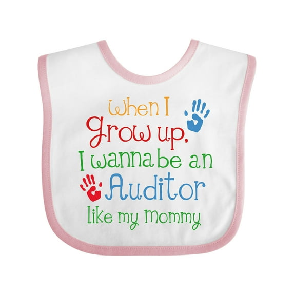 Inktastic Auditor Like Mommy Boys or Girls Baby Bib