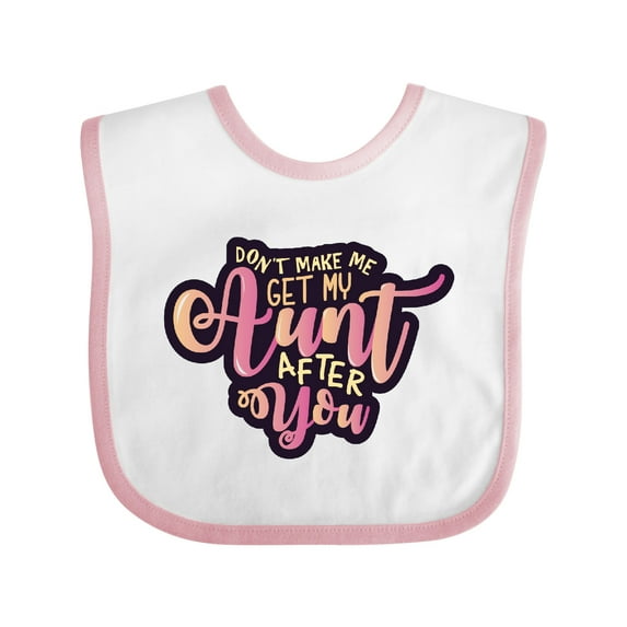 Inktastic Aunt Funny Niece Girls Baby Bib