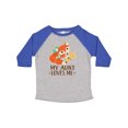 thumbnail image 1 of Inktastic Aunt Loves Me Woodland Fox Boys or Girls Toddler T-Shirt, 1 of 5