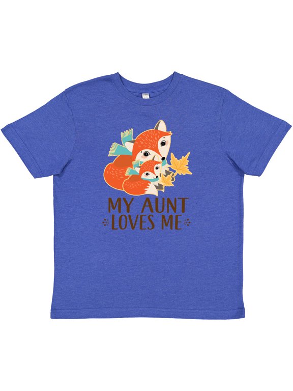 Aunt Loves Me Woodland Fox Youth T-Shirt