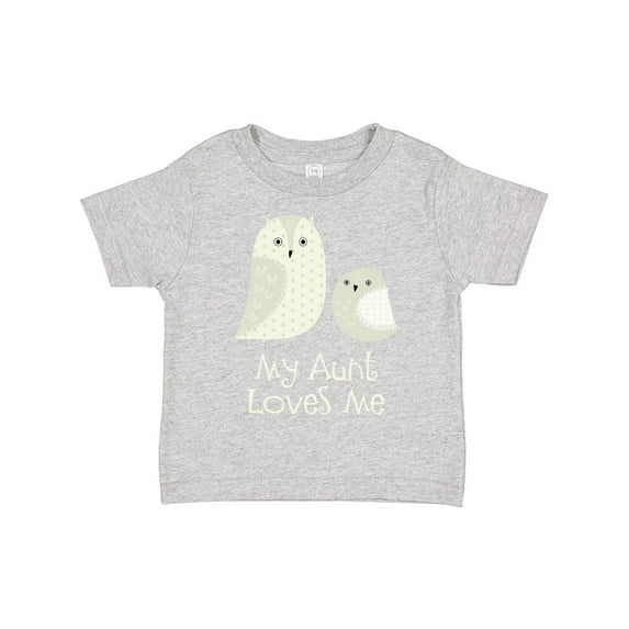 Inktastic Aunt Loves Me owls Boys or Girls Toddler T-Shirt