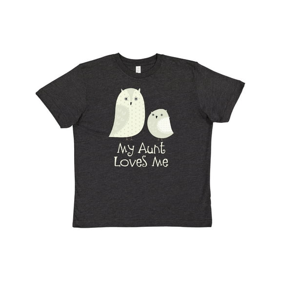 Inktastic Aunt Loves Me owls Youth T-Shirt