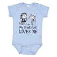 thumbnail image 1 of Inktastic Aunt and Niece - My Great Aunt Loves Me Boys or Girls Baby Bodysuit, 1 of 5