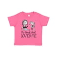 thumbnail image 1 of Inktastic Aunt and Niece My Great Aunt Loves Me Boys or Girls Toddler T-Shirt, 1 of 5