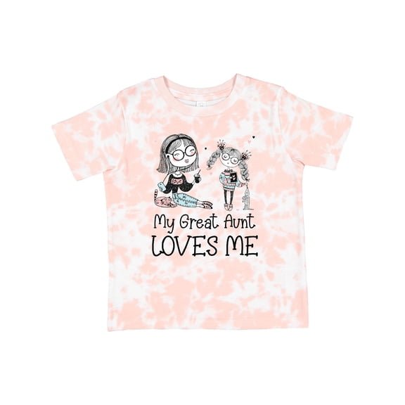 Inktastic Aunt and Niece My Great Aunt Loves Me Boys or Girls Toddler T-Shirt