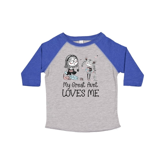 Inktastic Aunt and Niece My Great Aunt Loves Me Boys or Girls Toddler T-Shirt