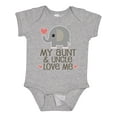 thumbnail image 1 of Inktastic Aunt and Uncle Love Me Nephew Boys or Girls Baby Bodysuit, 1 of 5