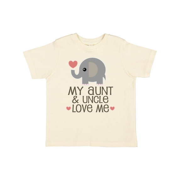 Inktastic Aunt and Uncle Love Me Nephew Boys or Girls Toddler T-Shirt