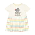 thumbnail image 1 of Inktastic Aunt and Uncle Love Me Nephew Girls Baby Dress, 1 of 5