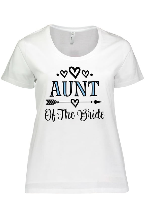 Aunt of the Bride Wedding Party Women's Plus Size T-Shirt