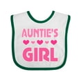 thumbnail image 1 of Inktastic Auntie Girl Niece Gift Girls Baby Bib, 1 of 4