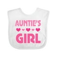 thumbnail image 1 of Inktastic Auntie Girl Niece Gift Girls Baby Bib, 1 of 4