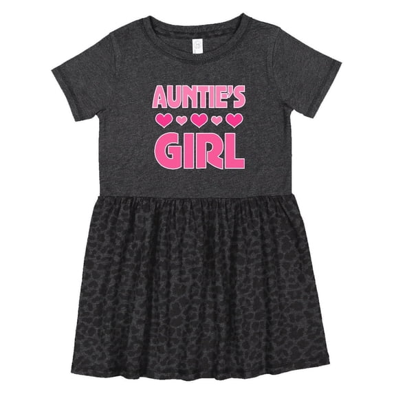 Inktastic Auntie Girl Niece Girls Toddler Dress