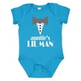 thumbnail image 1 of Inktastic Auntie Lil Man Tuxedo Front Boys Baby Bodysuit, 1 of 5