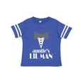 thumbnail image 1 of Inktastic Auntie Lil Man Tuxedo Front Boys Toddler T-Shirt, 1 of 5