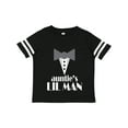 thumbnail image 1 of Inktastic Auntie Lil Man Tuxedo Front Boys Toddler T-Shirt, 1 of 5