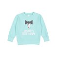 thumbnail image 1 of Inktastic Auntie Lil Man Tuxedo Front Toddler Sweatshirt, 1 of 4