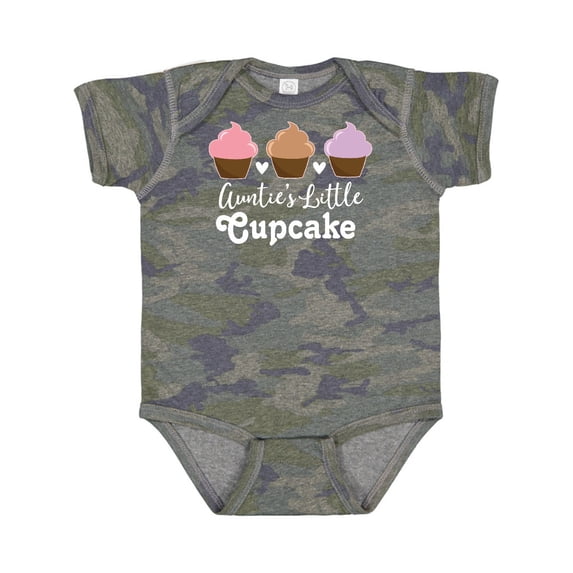 Inktastic Auntie Little Cupcake Niece Gift Girls Baby Bodysuit