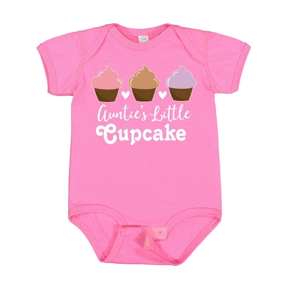 Inktastic Auntie Little Cupcake Niece Gift Girls Baby Bodysuit