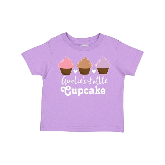 Inktastic Auntie Little Cupcake Niece Girls Toddler T-Shirt
